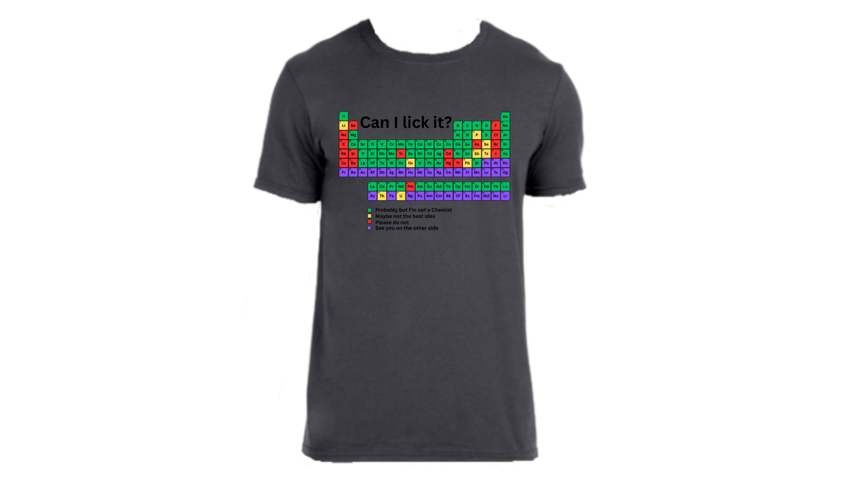 Can I lick it? - Dark text