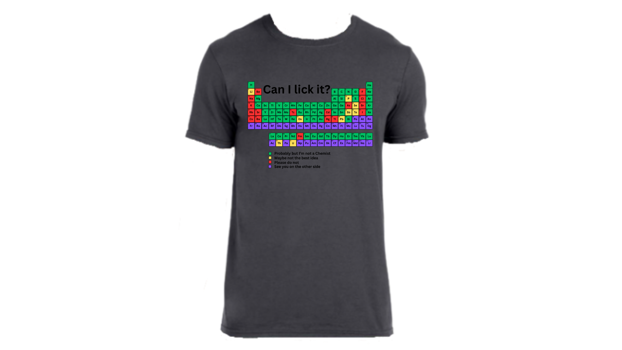 Can I lick it? - Dark text