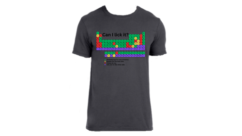 Can I lick it? - Dark text