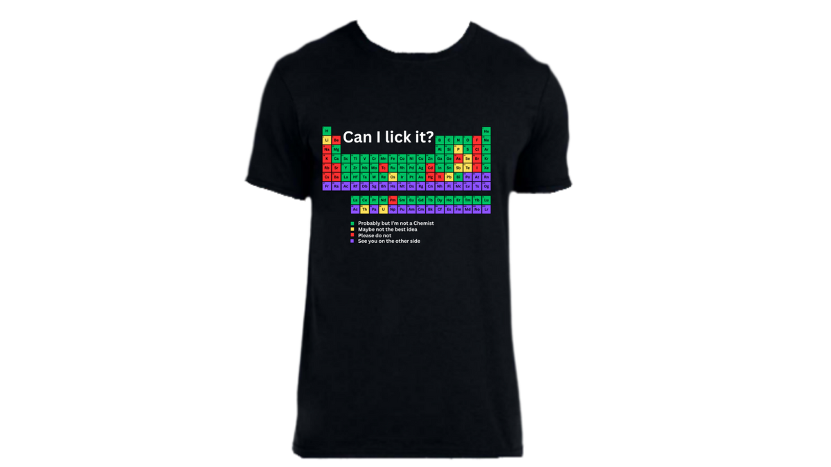 Can I lick it? - Light text