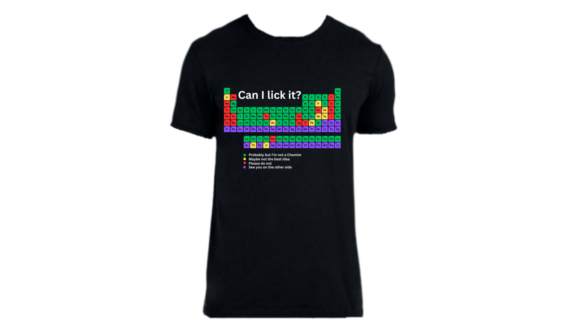 Can I lick it? - Light text